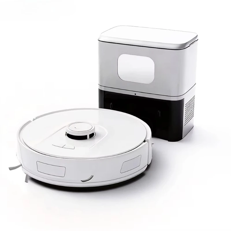 2026 New Smart Robot Vacuum Cleaner Wet / Dry Navigation Smart Voice Control Integrated Dust Collection Station