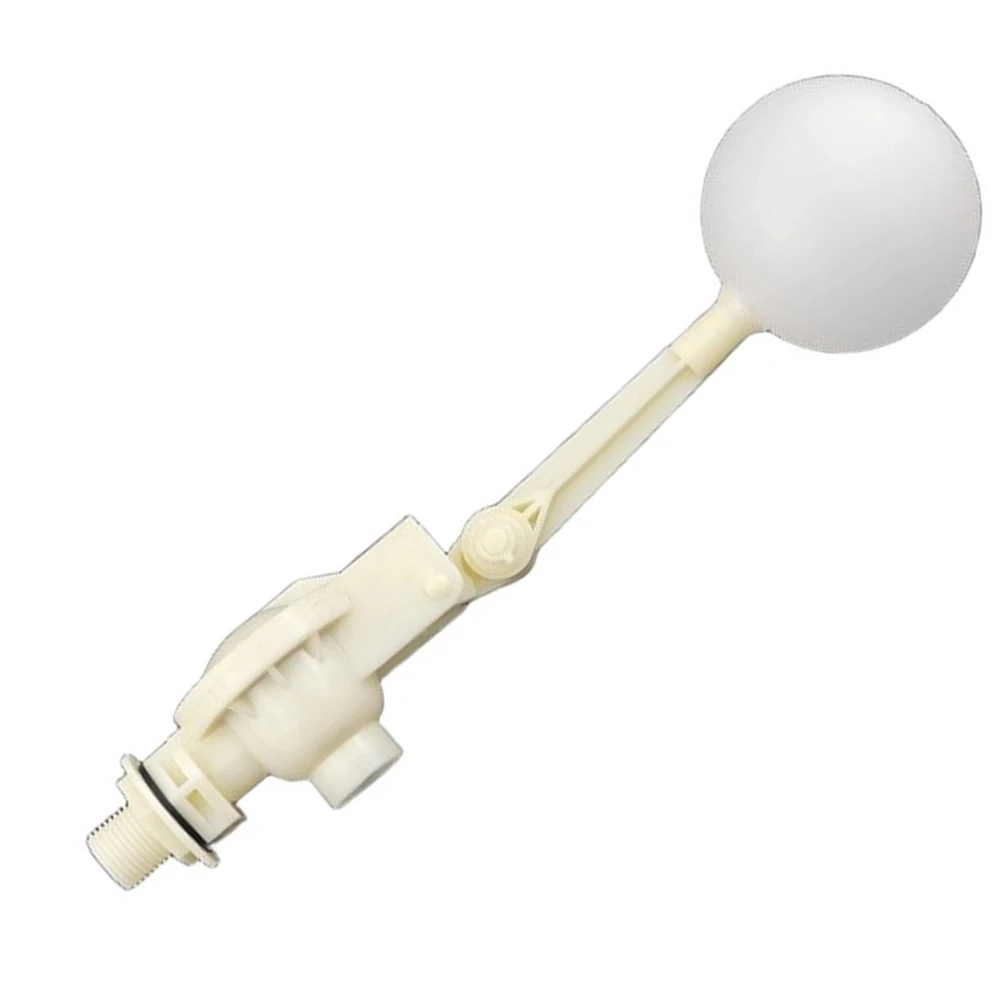 Water Level Float Switch ABS Adjustable for Tank Tower Water Management 1/2 in 3/4 in 1 in White Plastic Construction