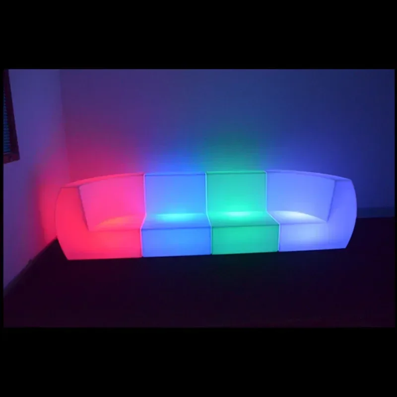 طاولات وكراسي أريكة باعثة للضوء، حامل سطح السفينة، أثاث كرسي بذراعين للمقعد غير الرسمي في الهواء الطلق #3