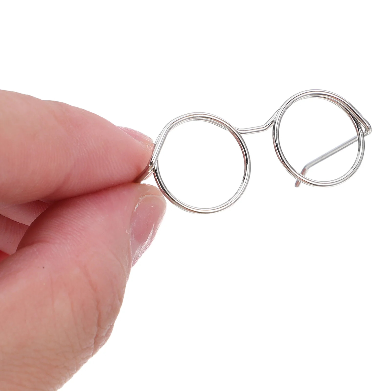 

50pcs Miniature Glasses Tiny Wire Eyeglasses For Crafts Diy Dollhouse Accessories Small Eyewear For Making Mini