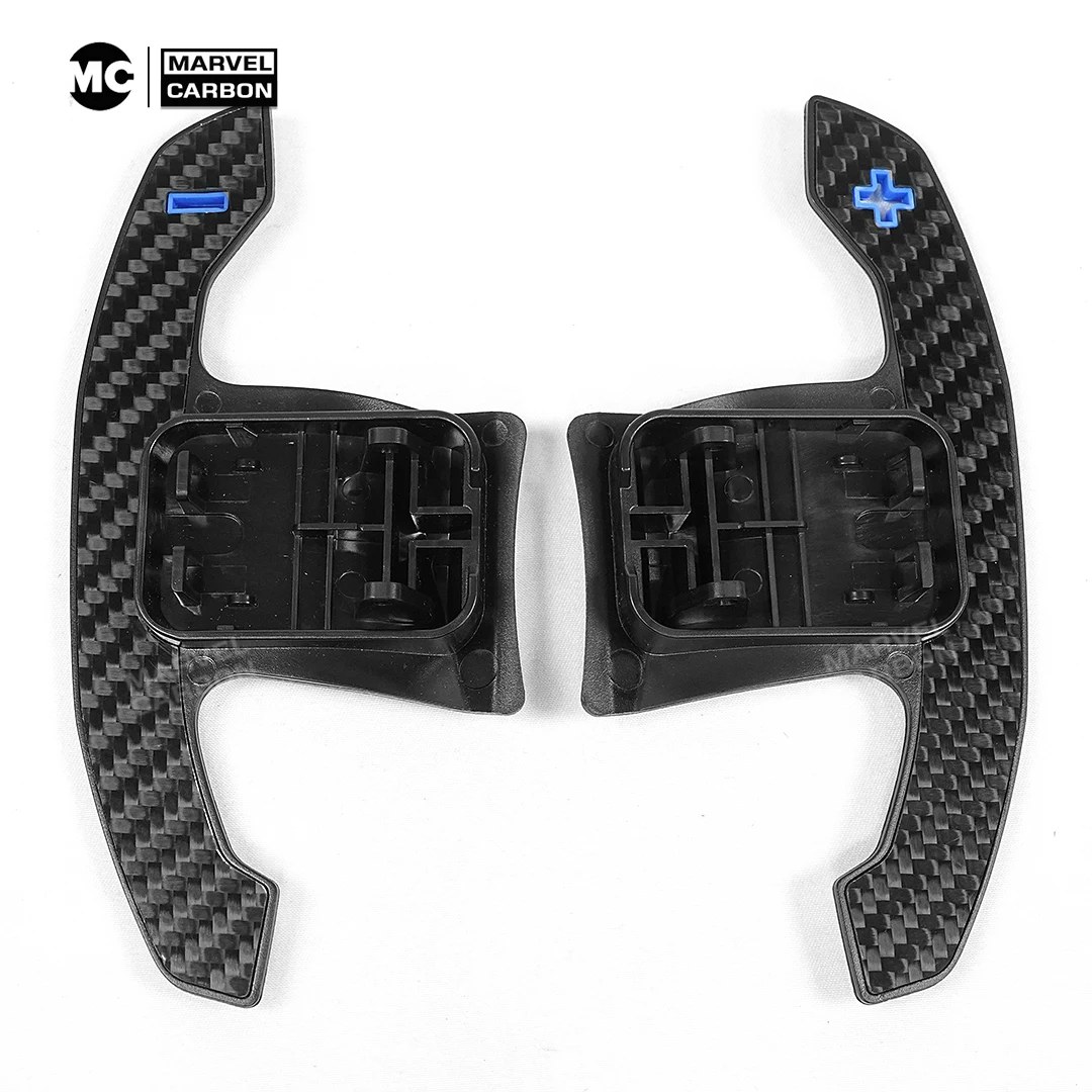 Compatible For BMW 1-4 Series F80 F22 F23 F45 F46 F30 Steering Wheel  Carbon Fiber Paddle Shifter Extensions