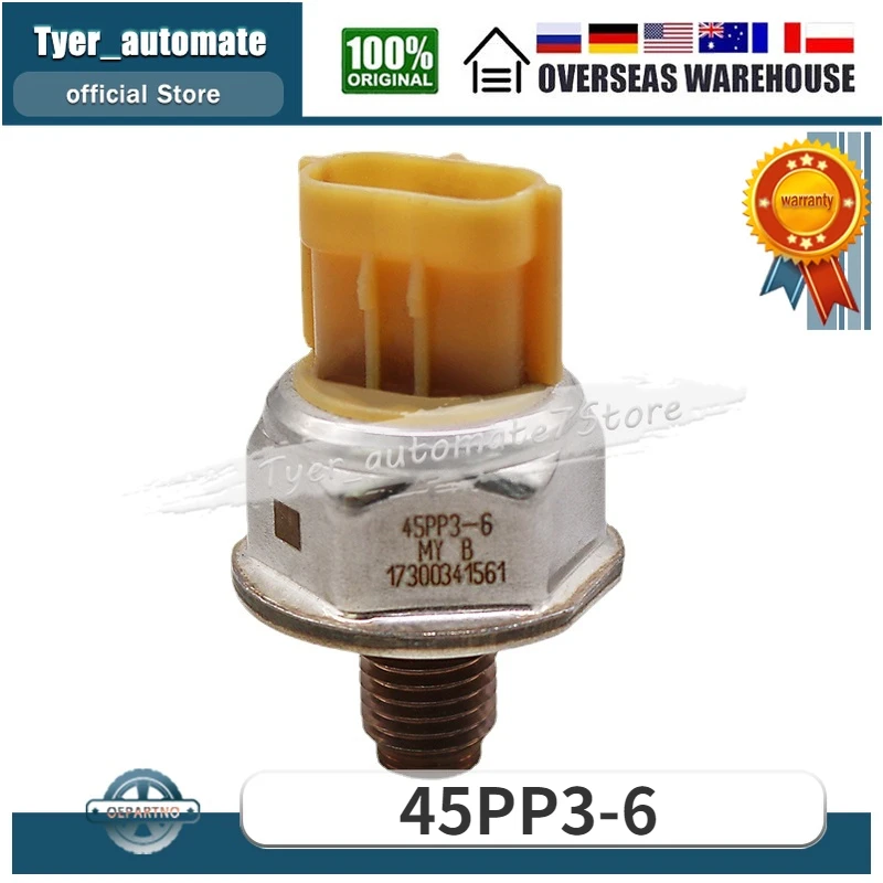 

45PP3-6 Fuel Pressure Sensor For Nissan Navara D40 Pathfinder Isuzu D-Max 45PP36 Rail Pressure Sensor Car Spare Accessoriese