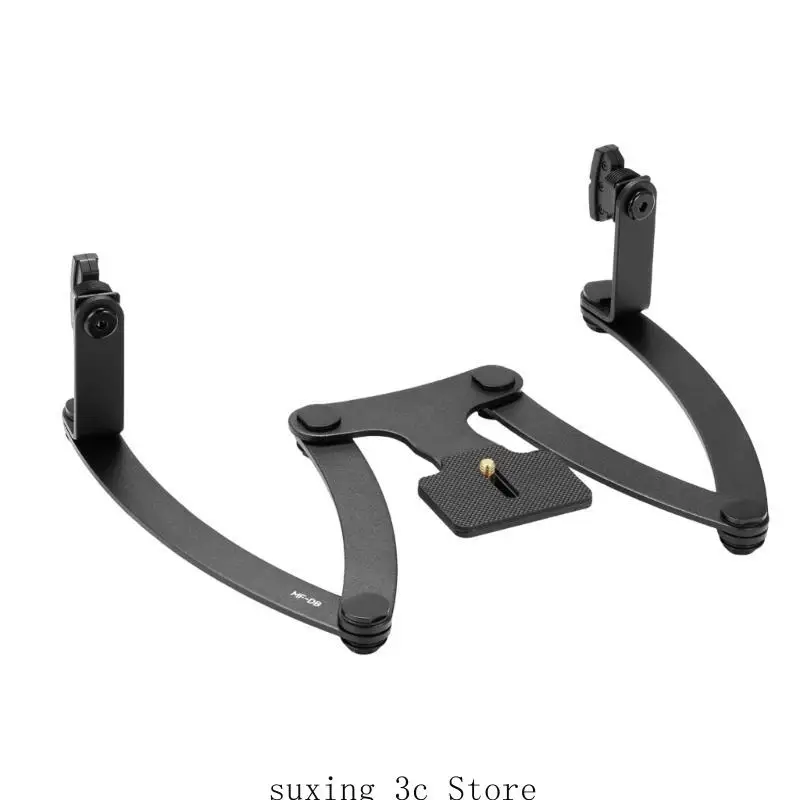 

MFDB Adjustable Double Head Flash Bracket for MF12-DK1 Macro Photography Equipment Providing Stable Use