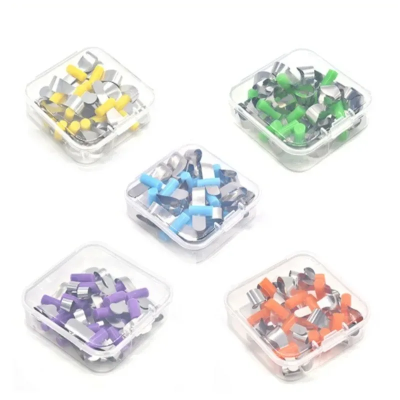20 Pieces/ Box Lab Stainless Steel Forming Sheet, Bean Paste Forming Sheet, Special Fixed Slot Forming Sheet Tools