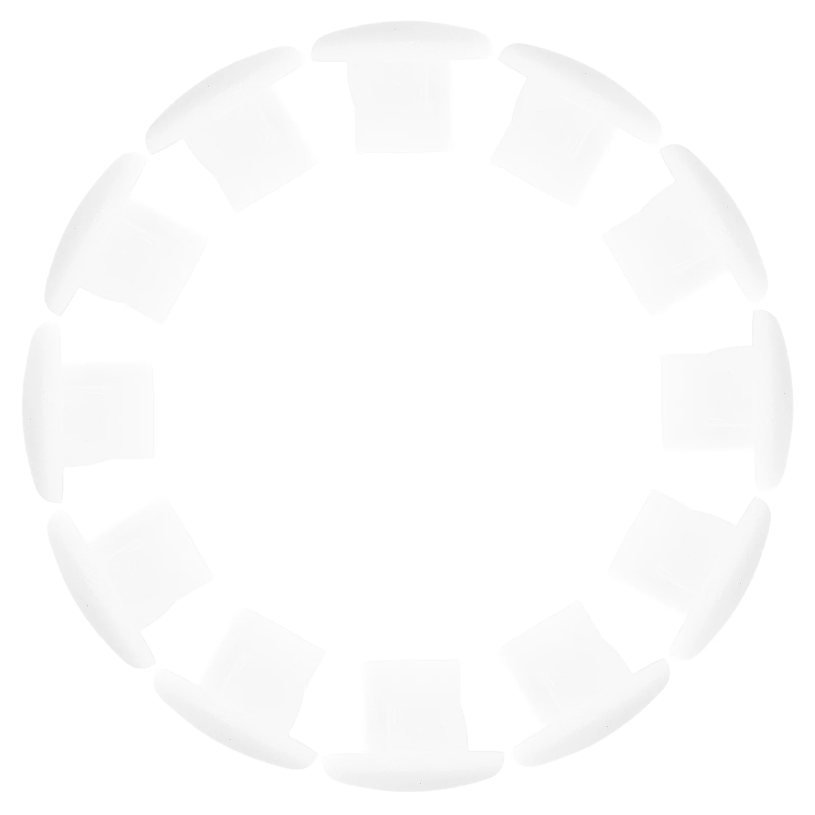 

500Pcs Plastic Hole Plugs Round Screw Caps Covers for Cabinet Furniture Shelf Screw Hole Protectors Decorative End Caps