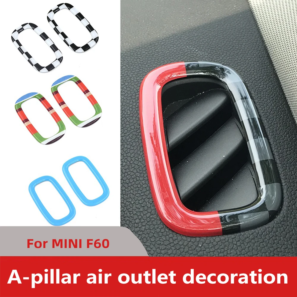 

Car A-Pillar Air Outlet Decorative Cover Union Jack Decoration for MINI Cooper F60 Countryman JCW Modified Interior Accessories