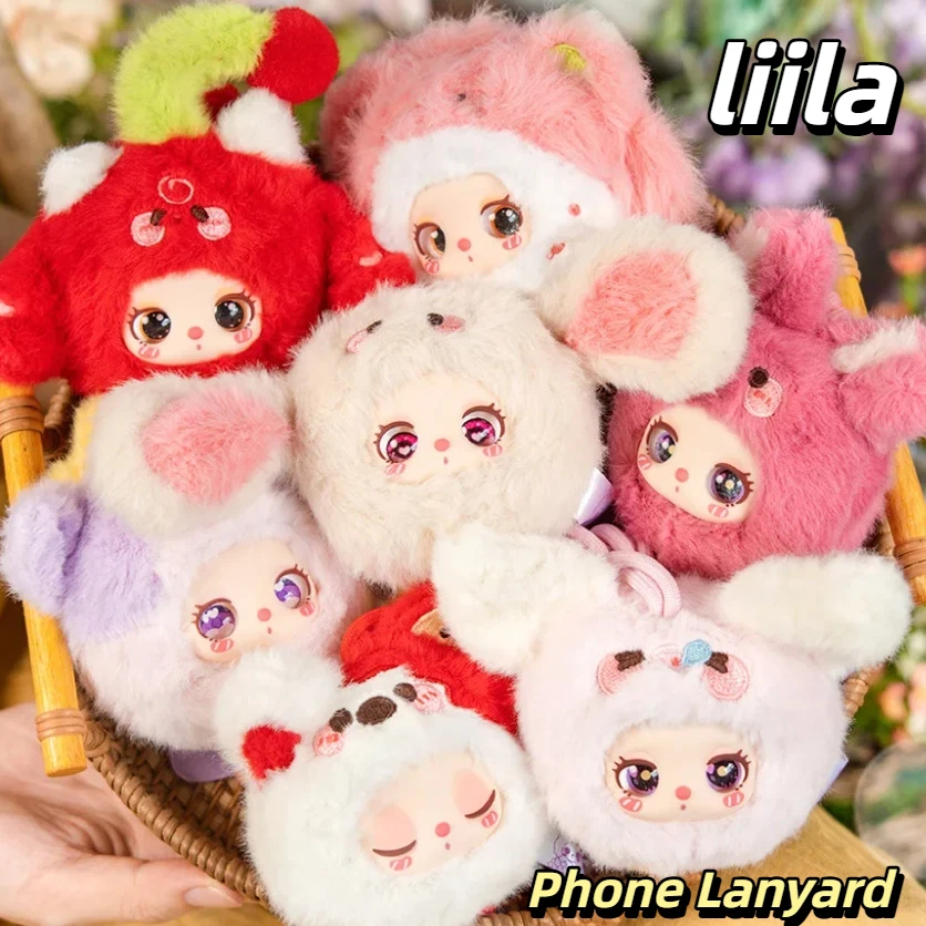 

Натуральная мини-ремешок для телефона Liila'S Zoo, серия слепая коробка, милая коллекция кукол, настольное украшение, модный тренд, подарок-сюрприз