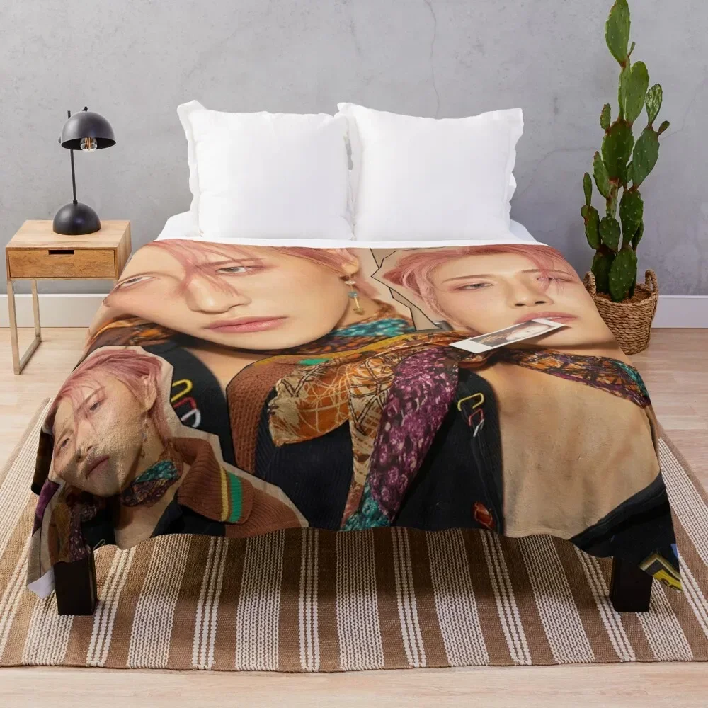 

Seongwha ATEEZ THE REAL Throw Blanket Bed sofa bed heavy to sleep Blankets