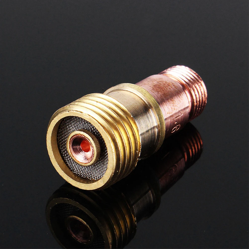 For Stubby Gas Lens TIG Welding Set 8Pcs Kit for WP 17/18/26 Torch Includes Temperature Resistant O rings Glass view 2