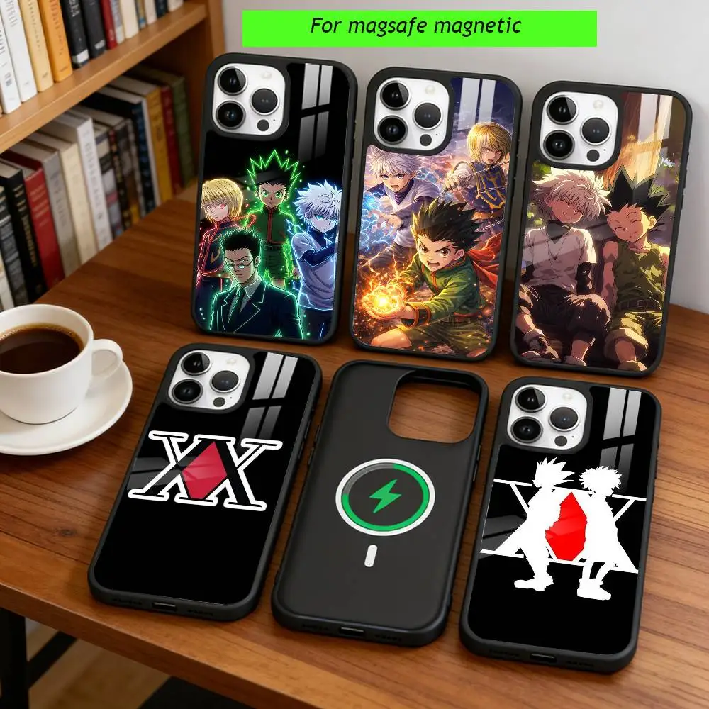 

Anime H-Hunter H-Hunter Phone Case For iPhone17,16,15,14,13,12,11 Plus,Pro Magnetic For Magsafe Wireless Charging