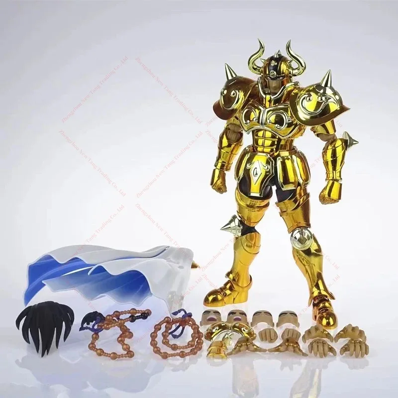 In Stock CS Model Saint Seiya Myth Cloth EX Taurus Aldebaran 24K/OCE Gold Knights of The Zodiac Action Figure Gift Collect