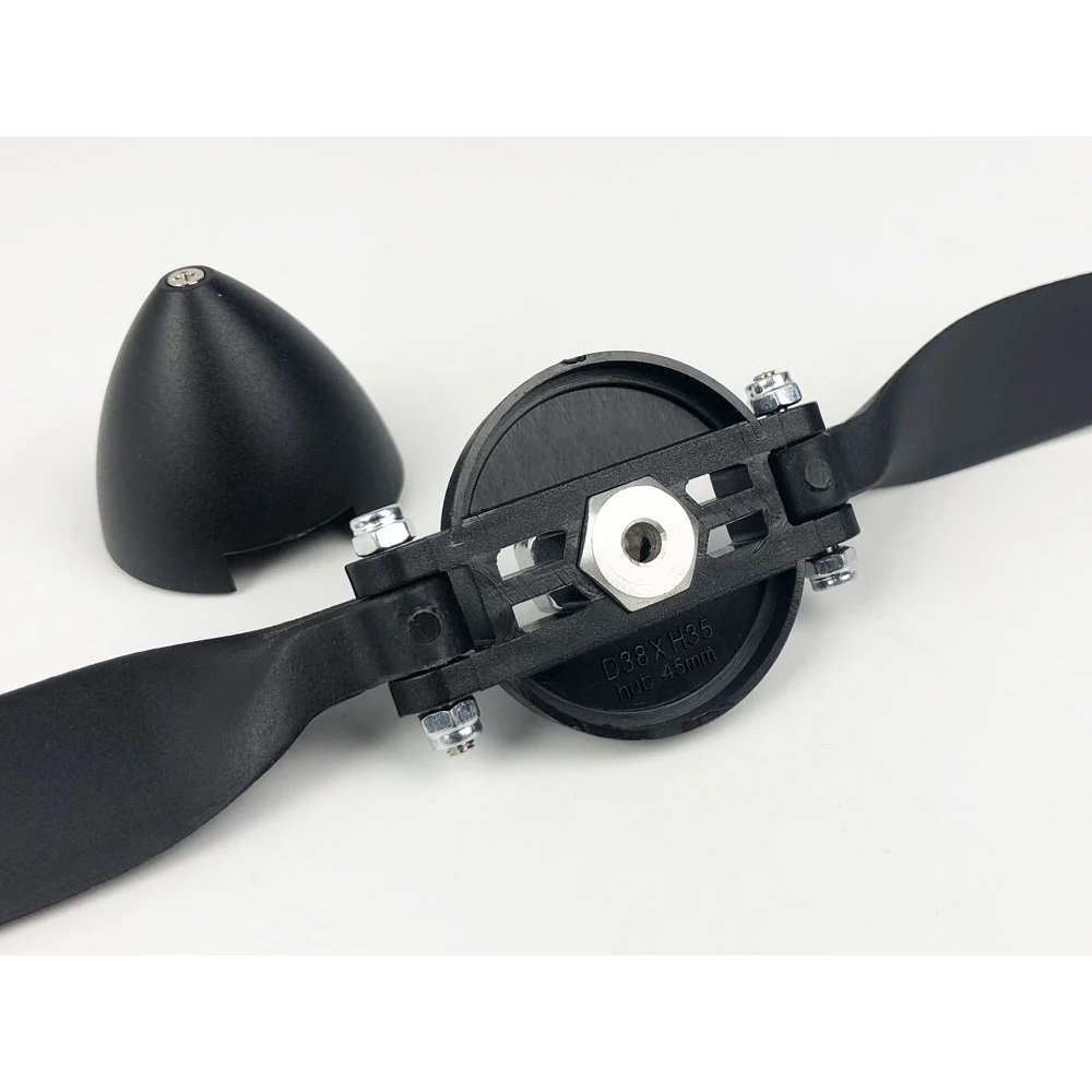 DW Hobby Plastic Folding Propeller Combo Complete Set 6x3~17x10 Inch Nylon Foldable Prop Hub Spinner for RC Fixed Wing Airplane