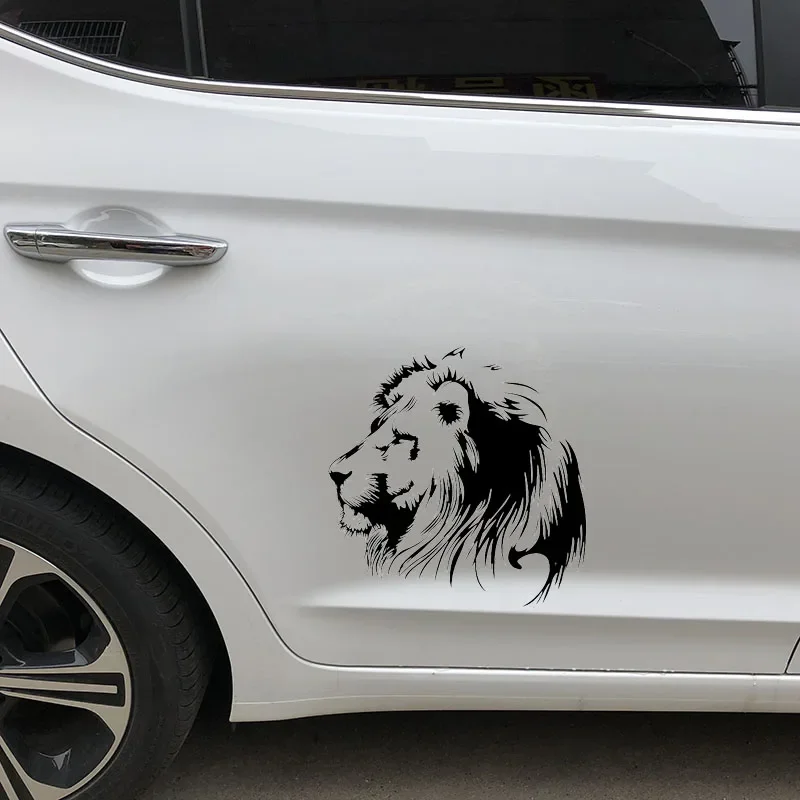 Waterproof Sunscreen LionVinyl Decals Car Sticker Motorcycle Individualization Car-styling 20cm*20cm