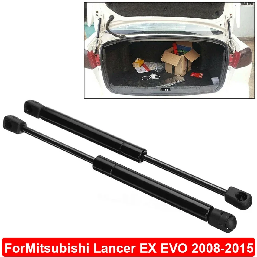 2pcs Rear Trunk Tailgate Gas Strut Spring Shock Lift Support Rod Bars For Mitsubishi Lancer EX EVO 2008-2015 Car Accessories