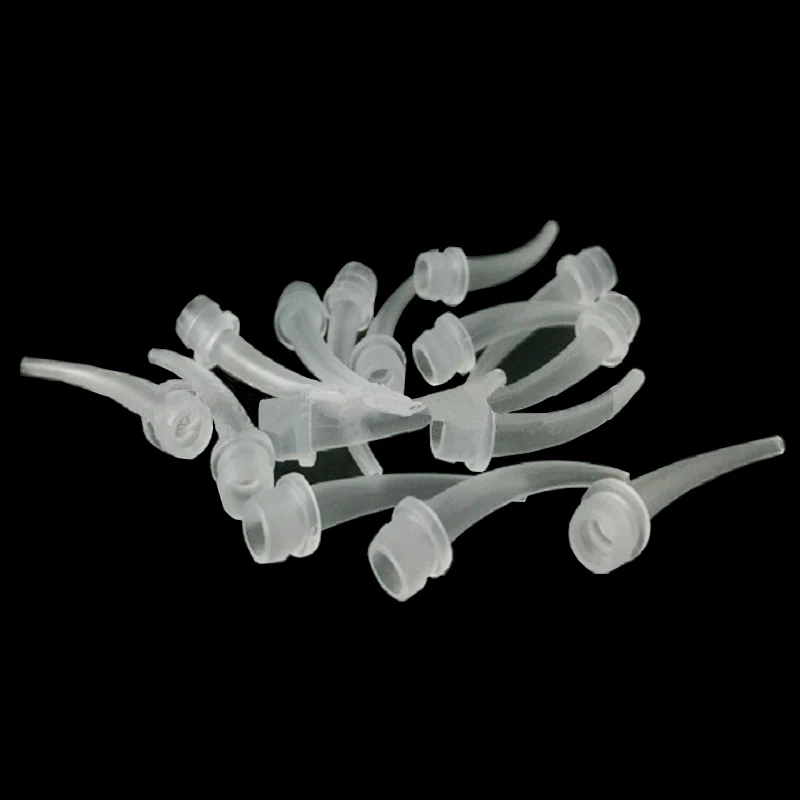 50/100PCS Dental Mischen Tipps Silikon Gummi Mischen Spitze Dental Abdruck Materialien Mischen Rohr Prothese Labor Farbe Rohre – Detail 17