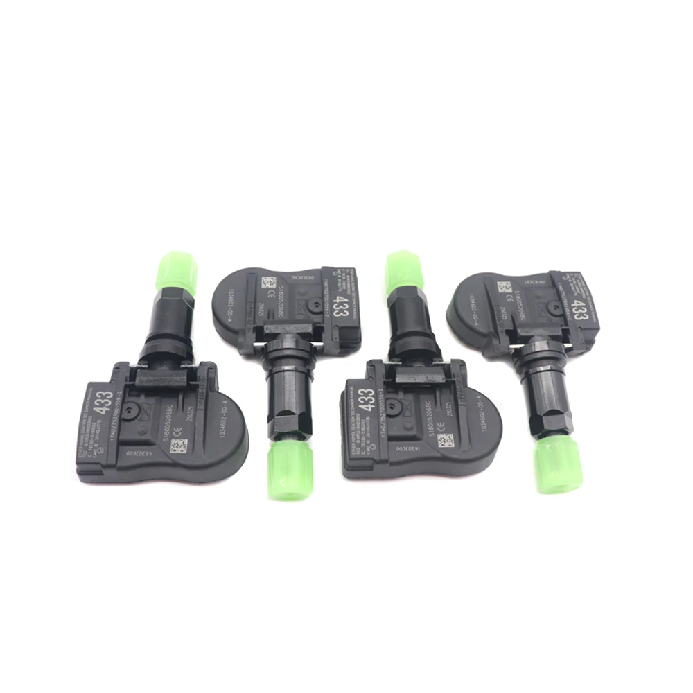 مستشعر مراقبة ضغط الإطارات TPMS غطاء صمام الإطارات المضيء اللون 103460200A لطراز تسلا 3 S X 2015-22 1034602-00-A 433Mhz