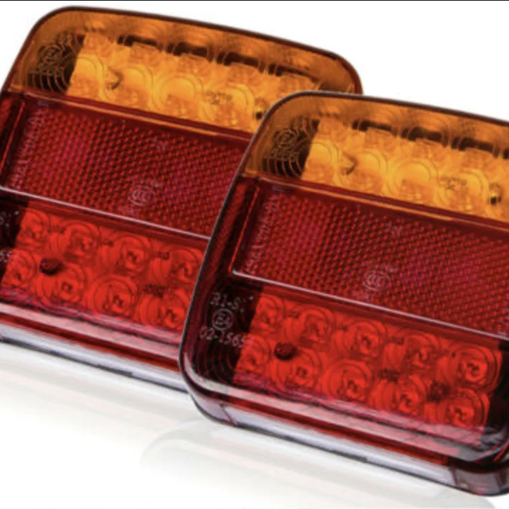 Wireless Magnetic Light Emitting Diode Rear Tail Light Battery Trailer Traction Truck  Light Stop Indicator