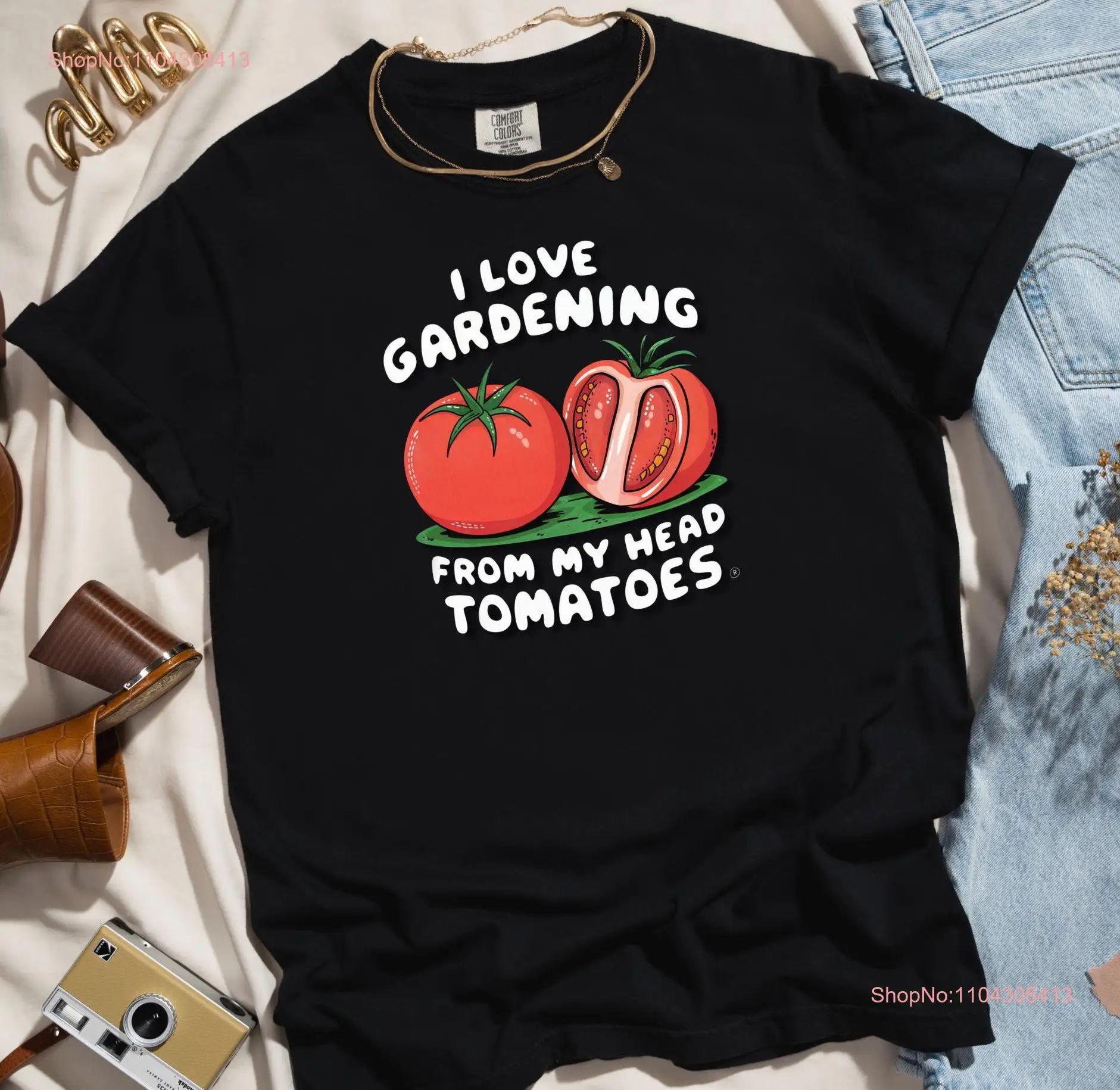 s For People Who Like To Garden Neat Gardening Tomato Grower T Shirt long or short sleeves