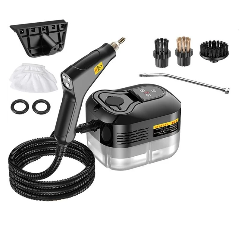 Removable Portable Steam Cleaning Machine 1500W High Pressure Steamer Temperature Disinfect Pressure Jet Washer Machine EU Plug