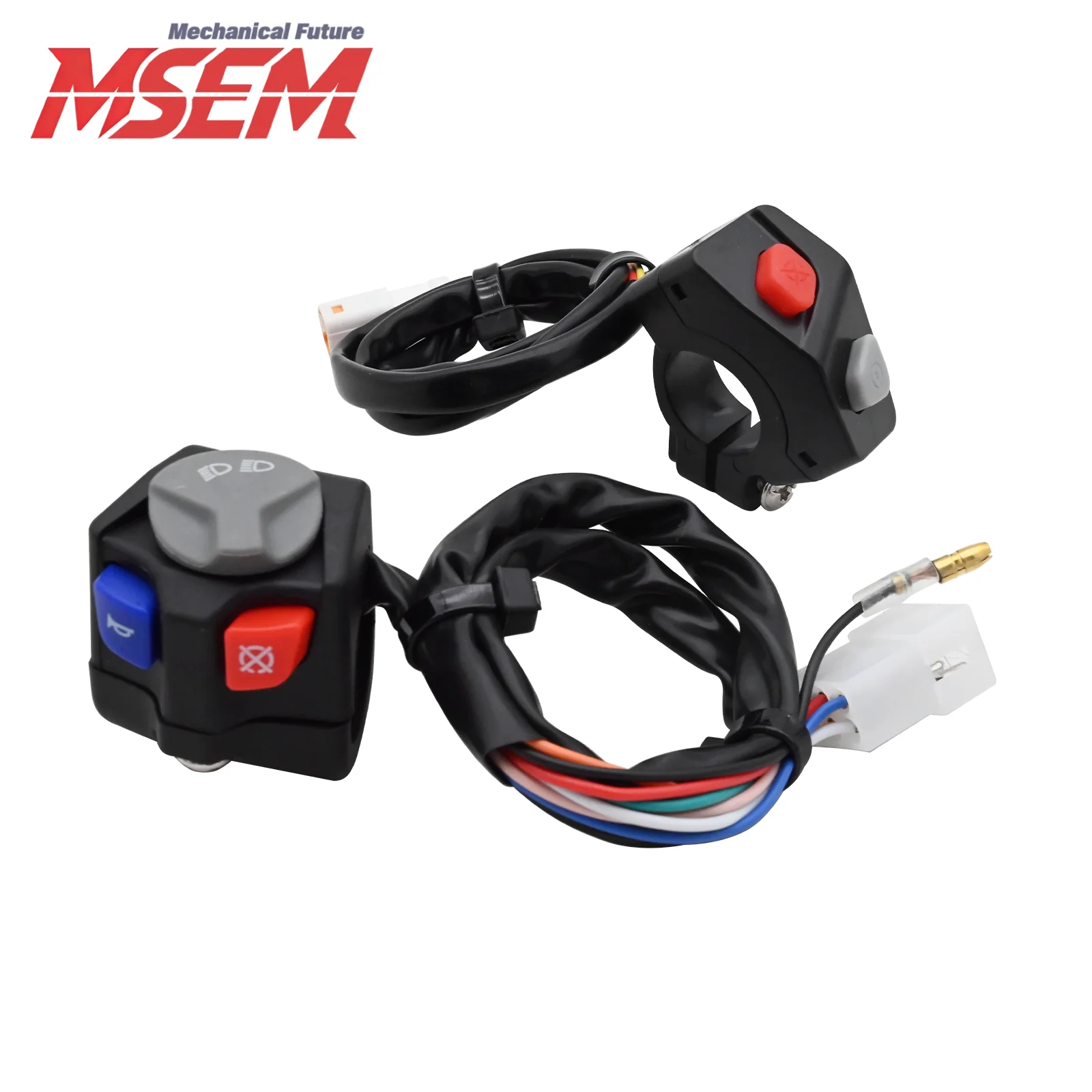Multifunctional Handlebar Control Switch Engine Start Kill Horn Light Button Accessories For KTM and Husqvarna Enduro Dirt Bike
