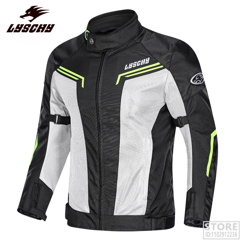 

Motorcycle Jacket Summer Men Breathable Anti-Fall Racing Jersey Mesh Body Protection Riding Clothing Moto Accessorise