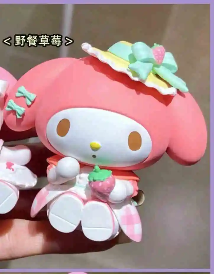 Oryginalne pudełko Sanrio Mymelody Secret Forest Tea Party Seria Anime Figurka Caja Ciega Mystery Box Guess Bag Decor Girl Toy Gi