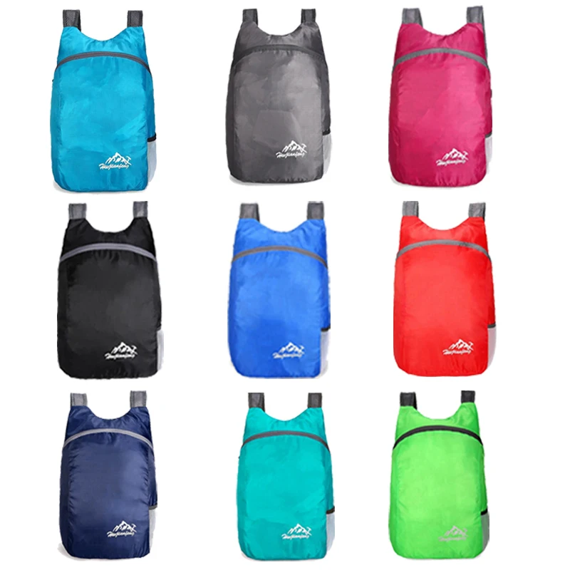Zaino pieghevole ultraleggero: uno zaino da viaggio compatto adatto per escursioni, palestre e pendolari: avventure all'aria aperta, mul