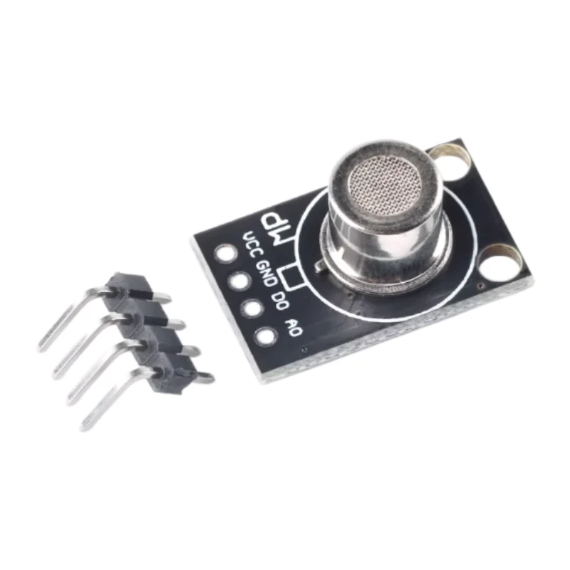 5pcs MP-2 Smoke and Gas Sensor Module Methane, Liquefied Gas Combustible Gas Detection Probe MQ-2 Mini Version