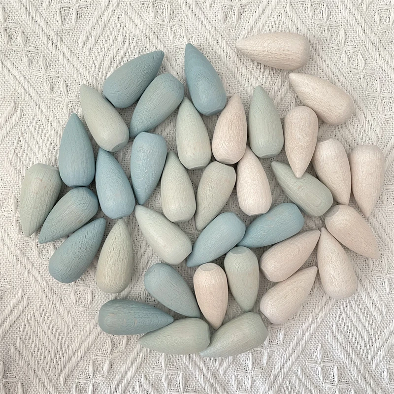 Montessori Mandala Blokken Losse Onderdelen Baby Pretend Play Scènes Speelgoed Kleur Sorteren Tellen Educatief Houten Speelgoed Voor Kinderen