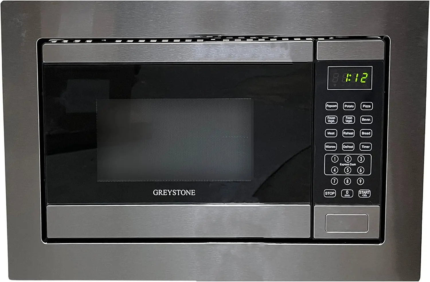 0.9 Cubic Foot, Built-In Microwave, Digital Touchpad, LED Display, Includes Trim, Stainless Steel