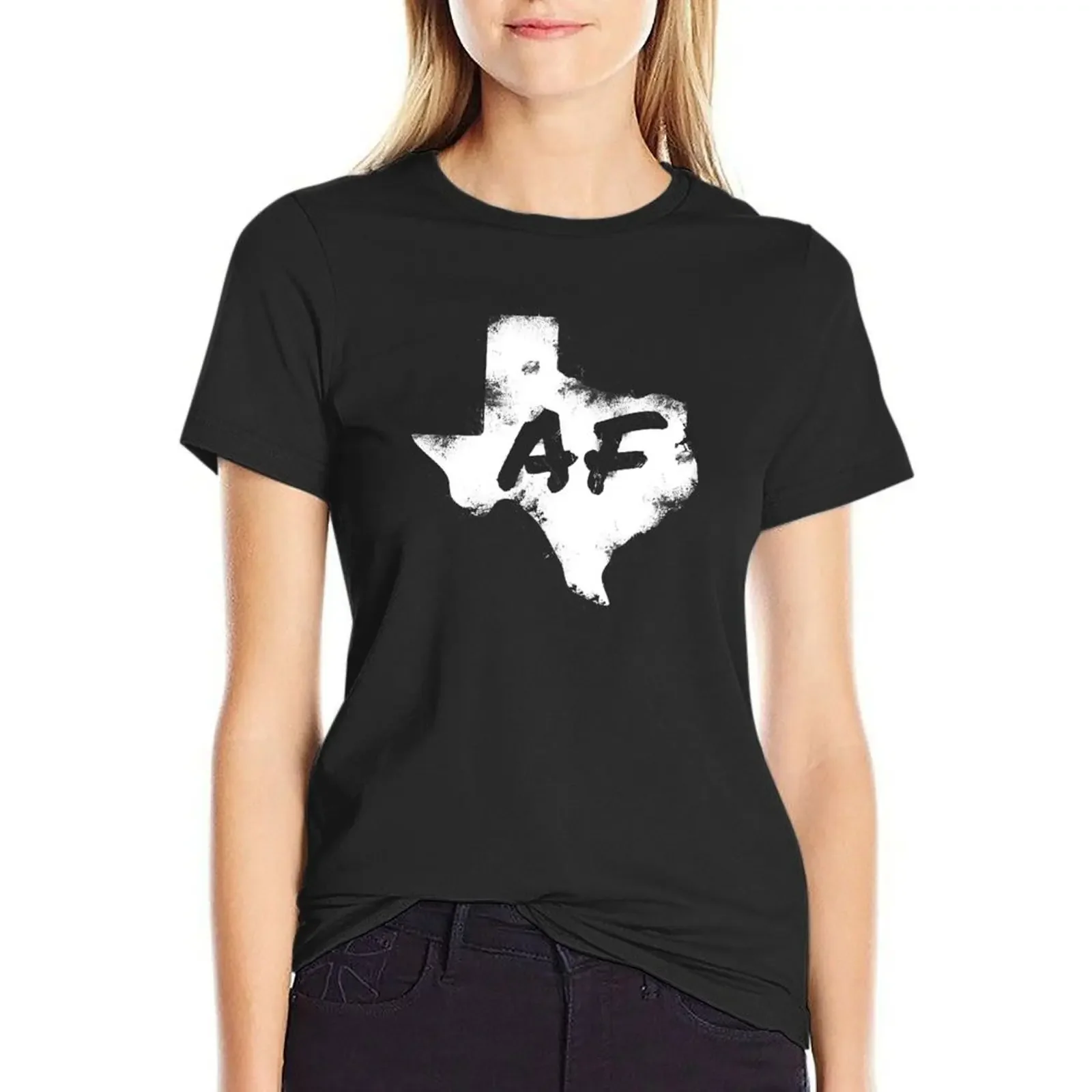 

Texas AF T-Shirt cute clothes anime clothes Female clothing t-shirt dress for Women plus size
