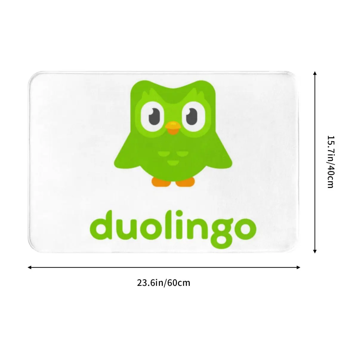 Duolingo Owl Duo Non-slip Doormat Floor Mat Durable Carpet Rug for Kitchen Entrance Home Balcony Footpad Mats