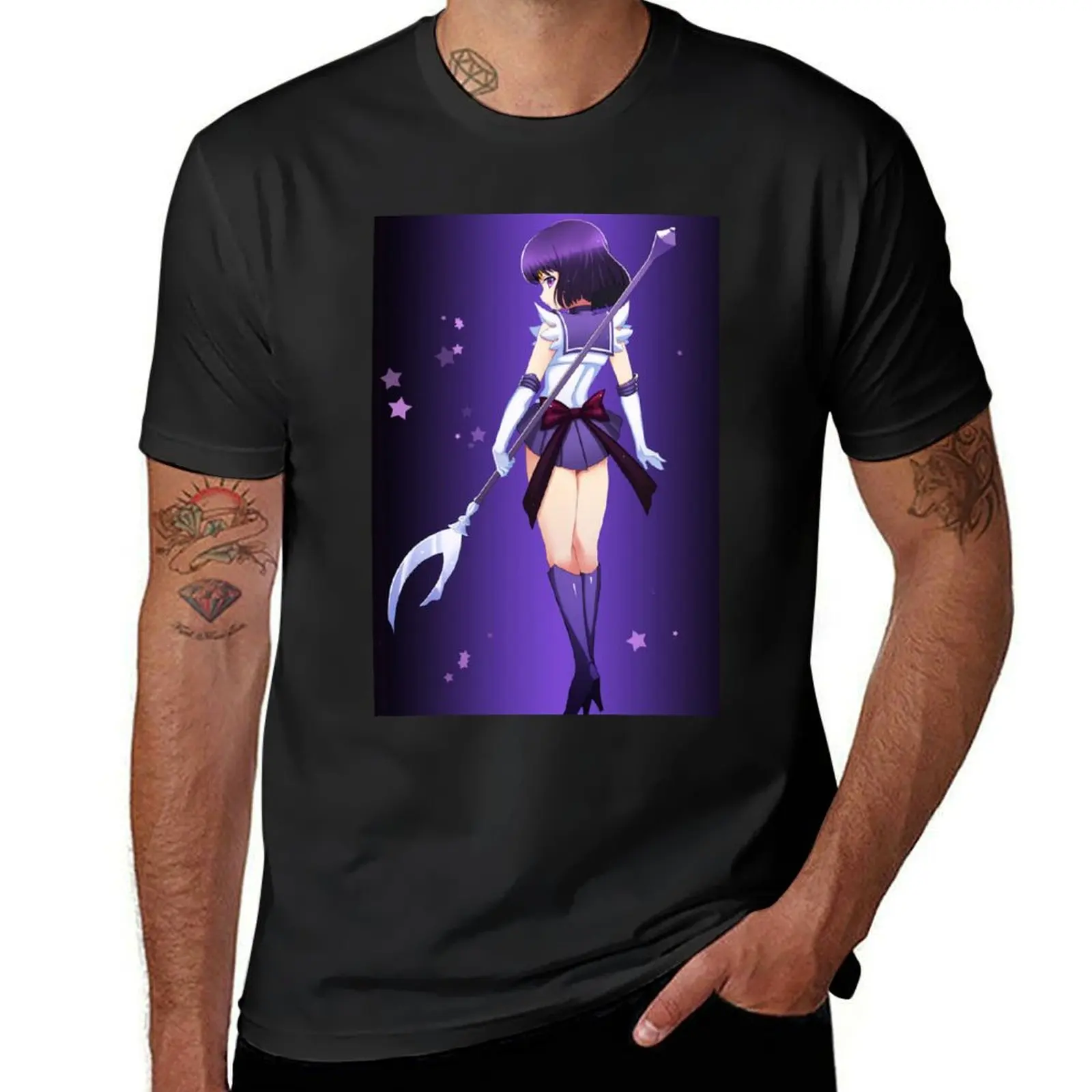 

Sailor Saturn T-Shirt sublime blanks men workout shirt