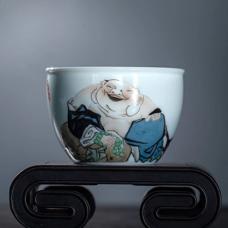 Ceramic teacup, hand-painted pastel character master cup single cup