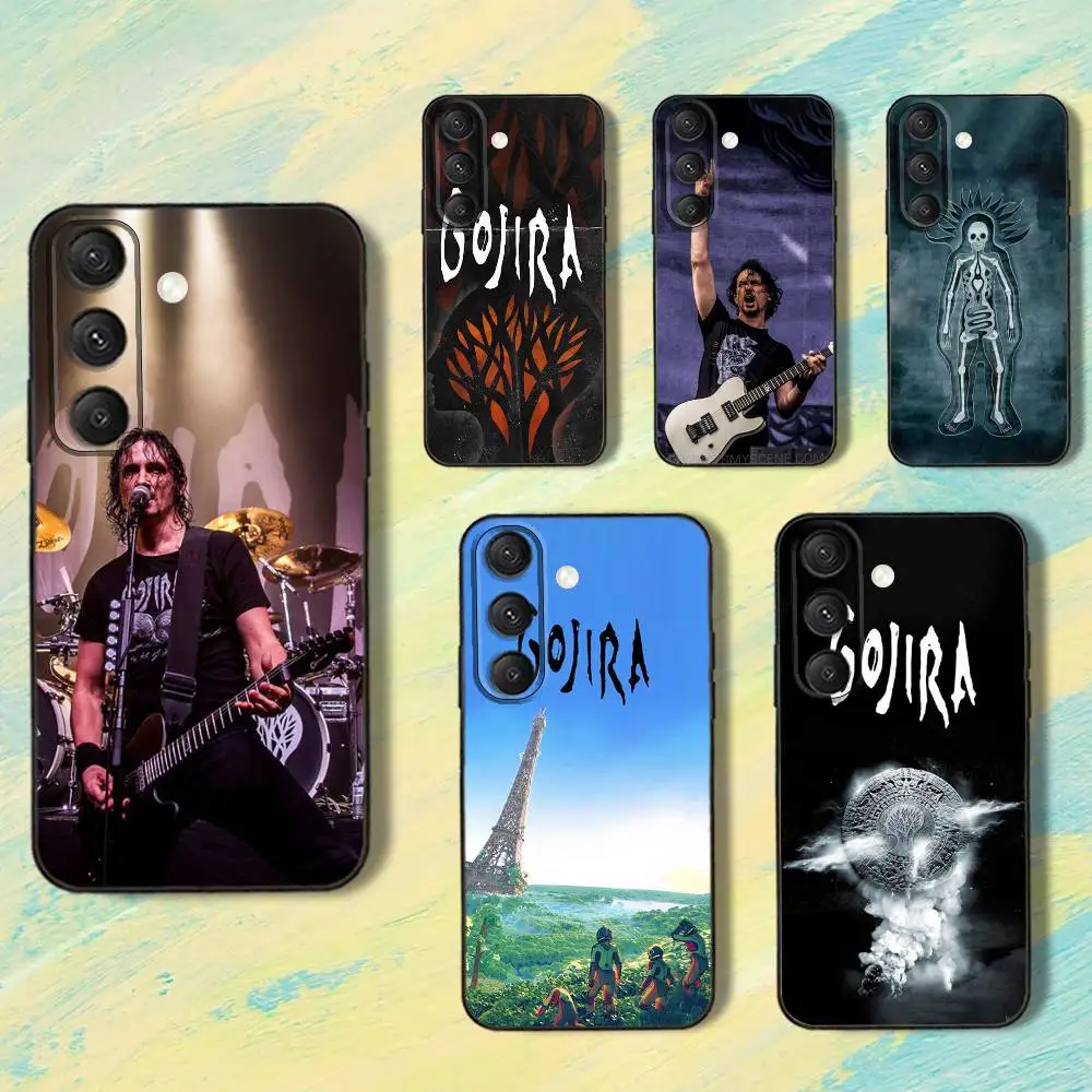 

G-Gojira M-Mea C-Culpa band Phone Case For Samsung S25,S24,S10,S22,S21,S20,S23,Ultra,Plus,Lite,FE,Soft Silicone Black Cover