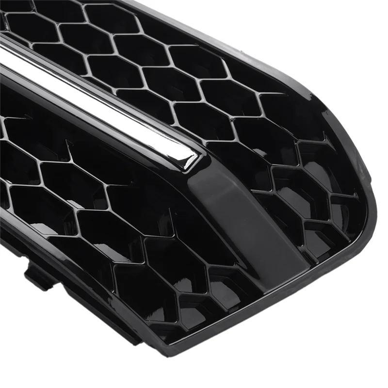 A77I 1 زوج سيارة اليسار واليمين المصد الأمامي الضباب الخفيف مشط شبكات الشواية ل A4 B8 2009-2012 OE: 8K0807682 8K0807681 أجزاء