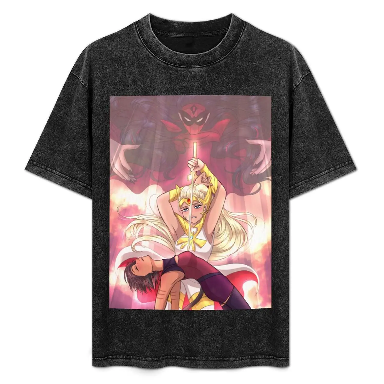 She-ra Utena تحية تي شيرت جرافيك مخصص تي شيرت شخصيات كرتونية عتيقة ملابس جمالية ملابس رجالية