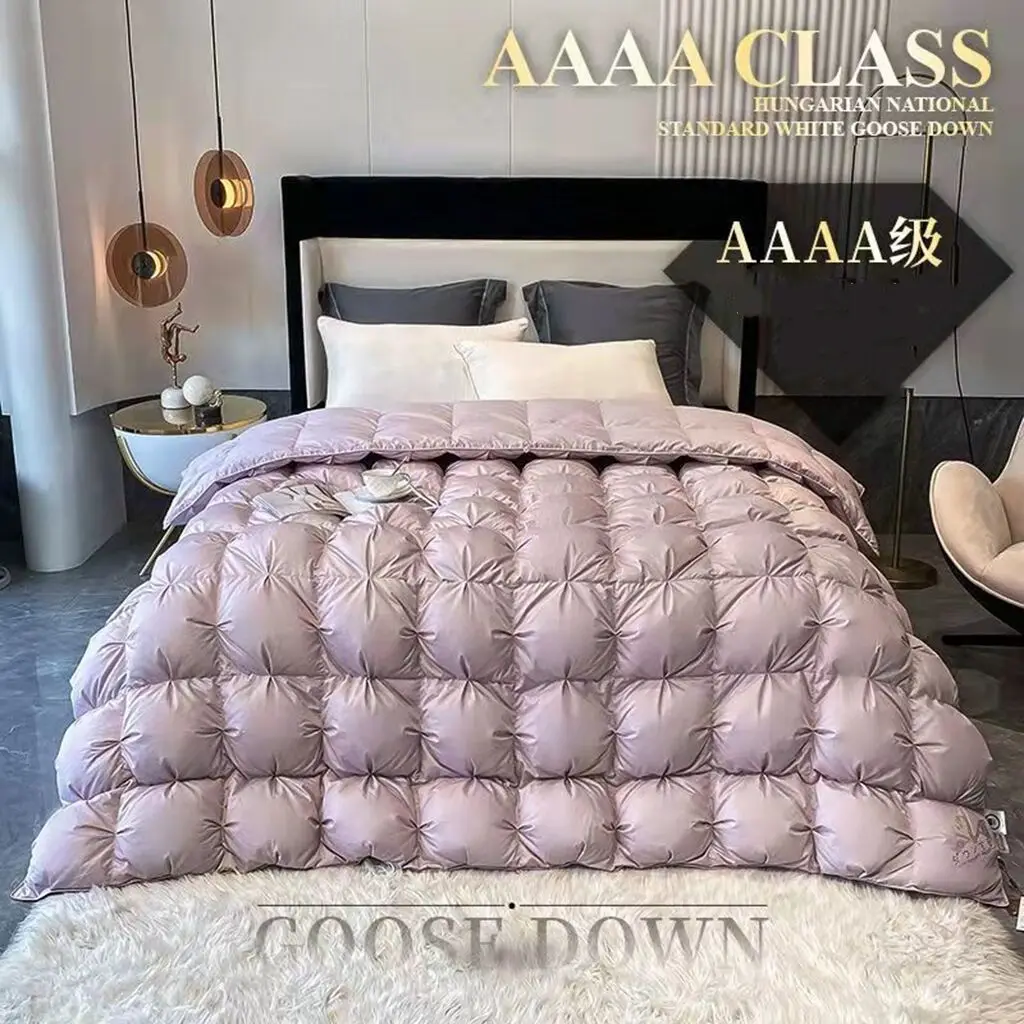 

Luxurious Five Star Hotel Duvets Quilt 100% Cotton Cover Goose Down Duck Filling Comforter Duvet Quilt Twin Full Queen King size