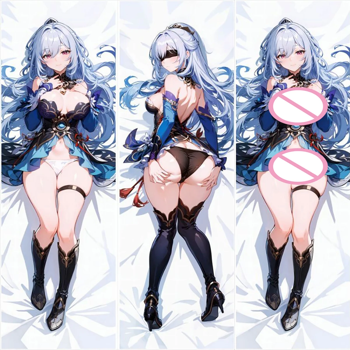 

Dakimakura anime Honkai: Star Rail Jingliu Wear a cheongsam Double-sided Print Life-size body pillows cover Adult pillowcase