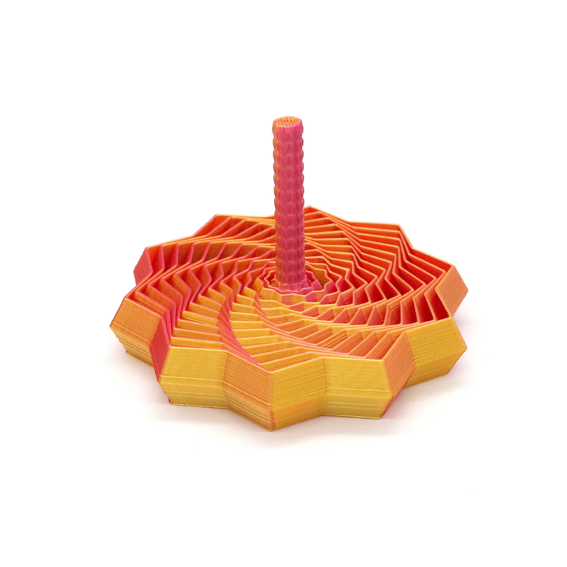 3D-printen ster visuele illusie opvouwbare kinderpuzzel speelgoed veelhoekige radijs toren spiraal driedimensionaal desktop klein speelgoed