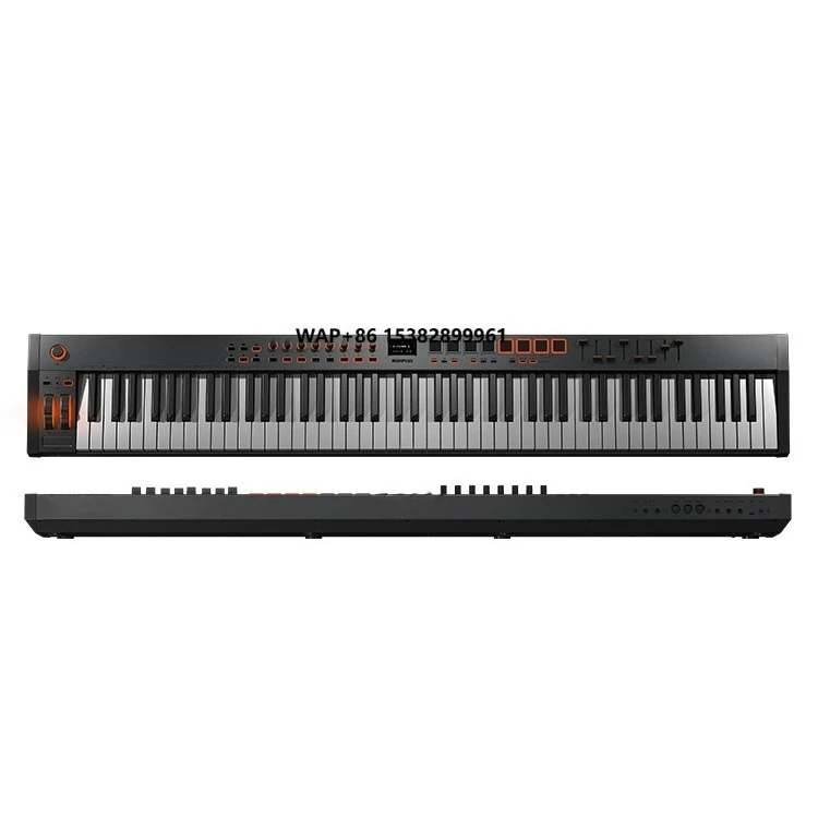 

MIDIPLUS X8 MAX Portable USB MIDI Controller Keyboard 88 Semi-weighted Keys 8 RGB Velocity Aftertouch-sensitive with USB Cable