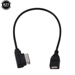 Car USB Data Cable MDI MMI AMI to USB Female Interface Audio AUX Adapter Data Cable for VW MK5 for Audi A3 A4 A4L A5 A6 A8 Q5