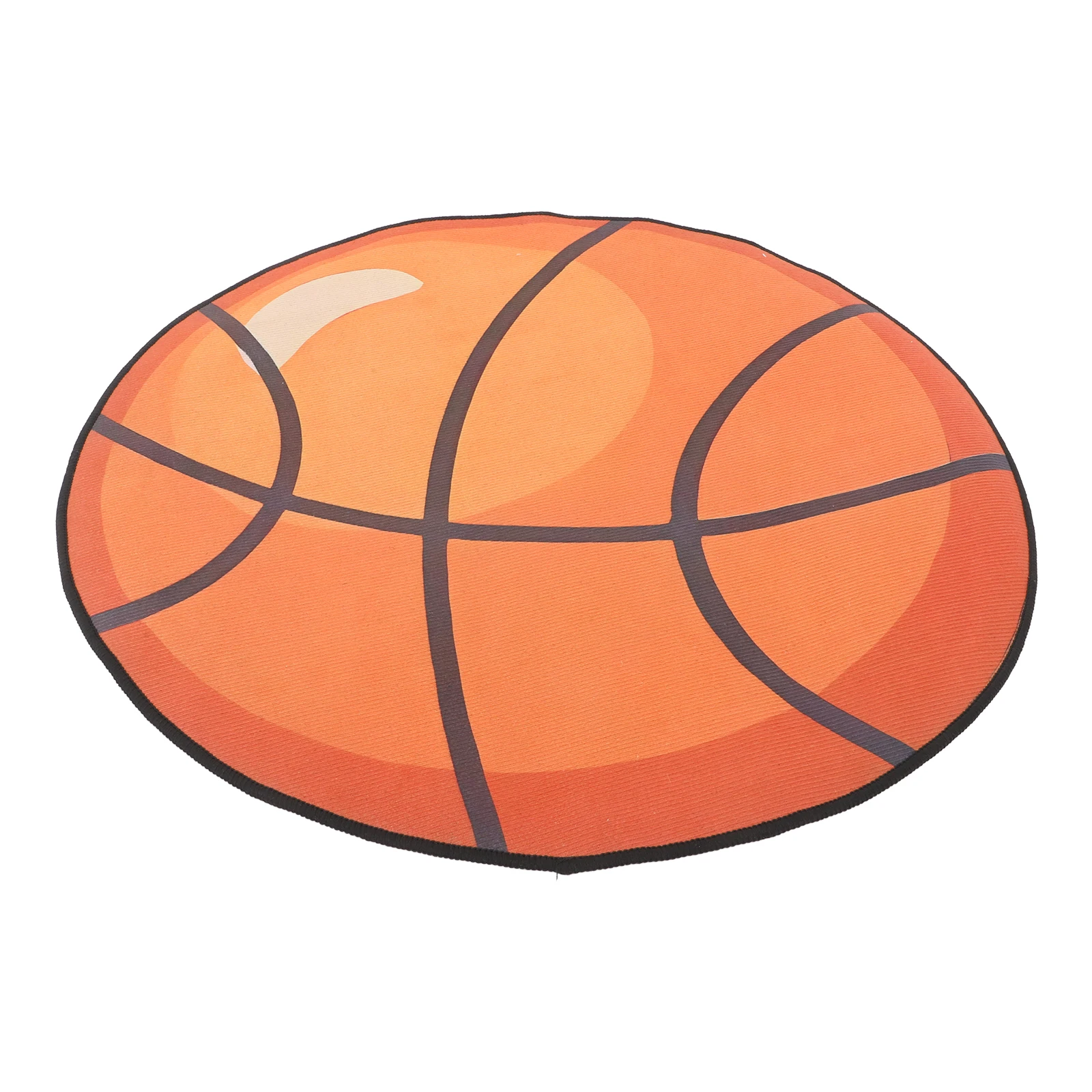 

Basketball Footpad Chair Floor Mat Carpet Mats Office Room Decor Round Rug Nonslip Cartoon Basketball Rugs Computer Roller Mat