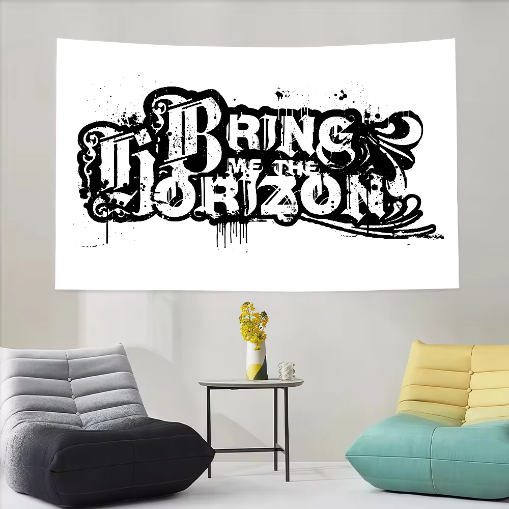 B-Bring M-Me The H-Horizons flag Decoration Art Picnic Party Home Hanging Camping Outdoor Party Banner