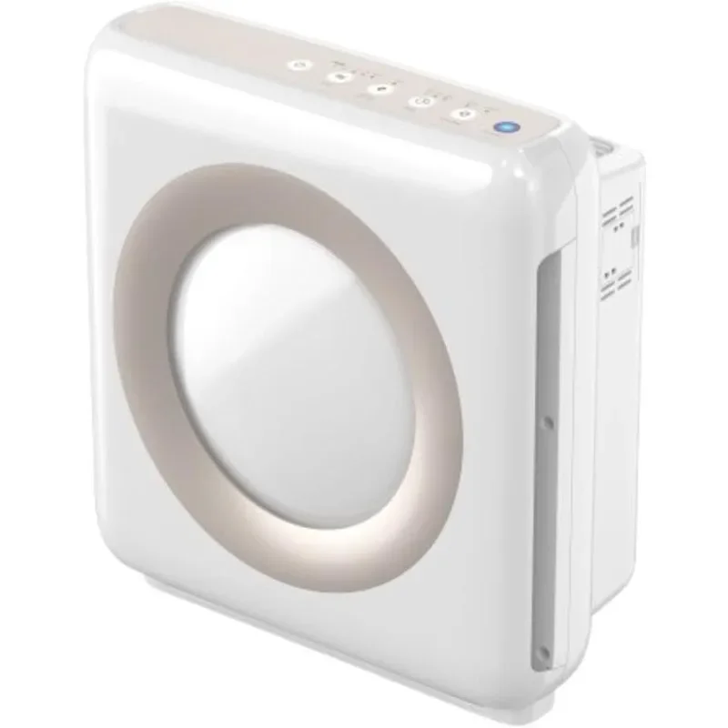 Popular.True HEPA Purifier with Air Quality Monitoring, Auto, Timer, Filter Indicator, and Eco Mode, 16.8 x 18.3 x 9.7,White,NEW