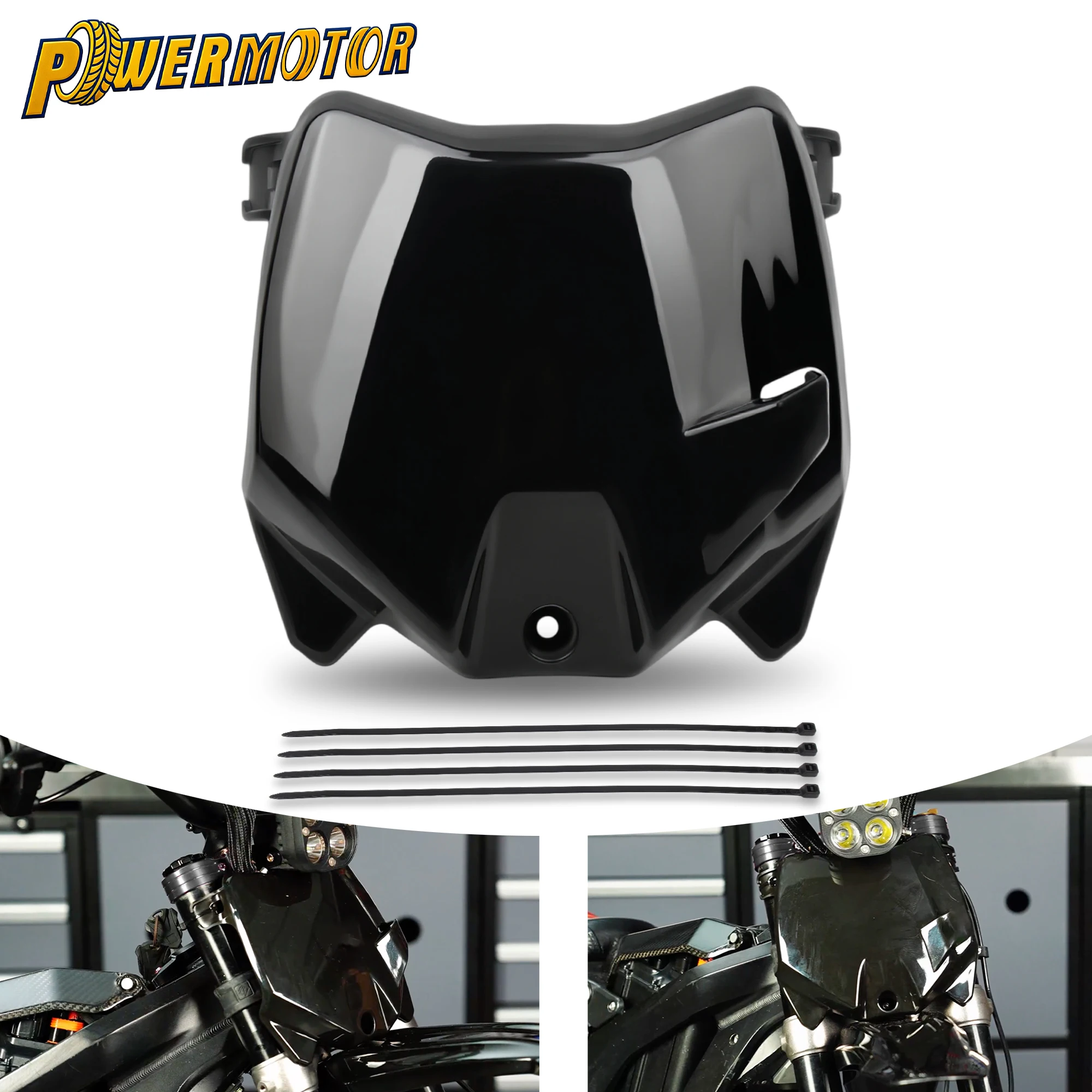 

Motocross Front Number Plate Motorcycle Accessories For Surron Light Bee S X Lightbee S X Electric Dirt E-Bike License Plate