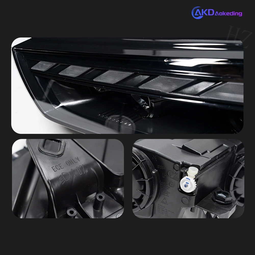 For Audi A3 Headlights 2013-2016 A3 8V Car Автомобильные Товары Led Hella Xenon Hella H7 S3 RS3 Sedan Hatchback Car Accessories