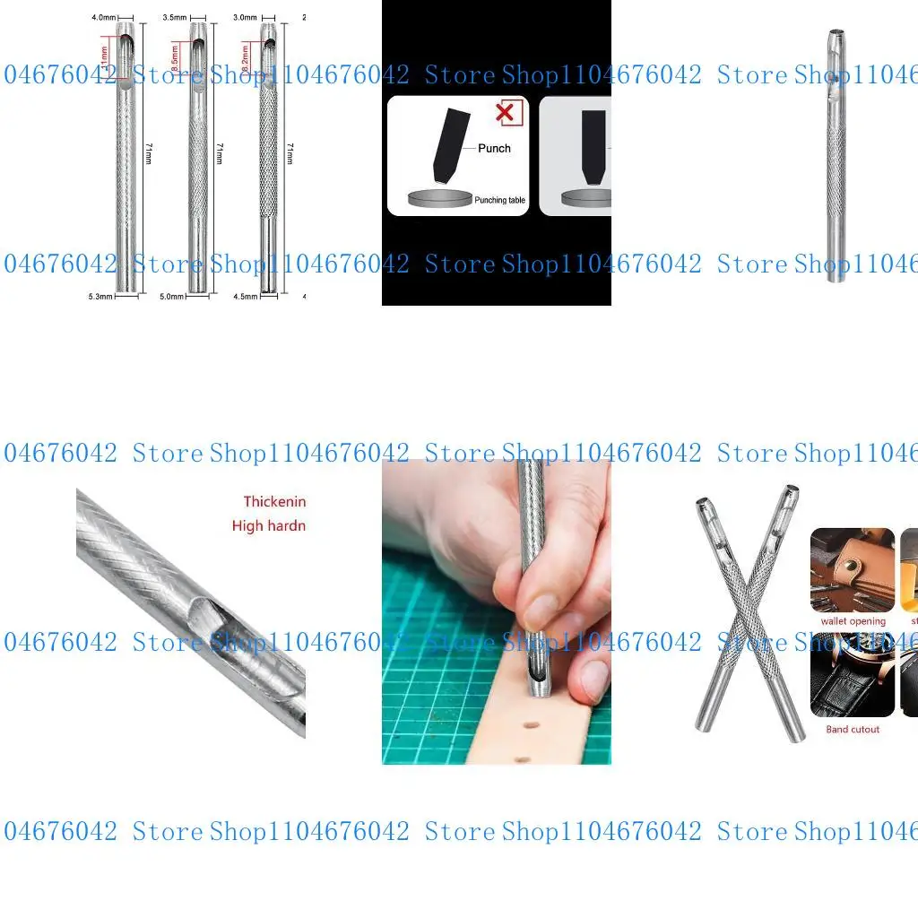 5ASD Compact Leather Hole Craft Hool Hool Hool Hool Hool Cutter Tool Steel