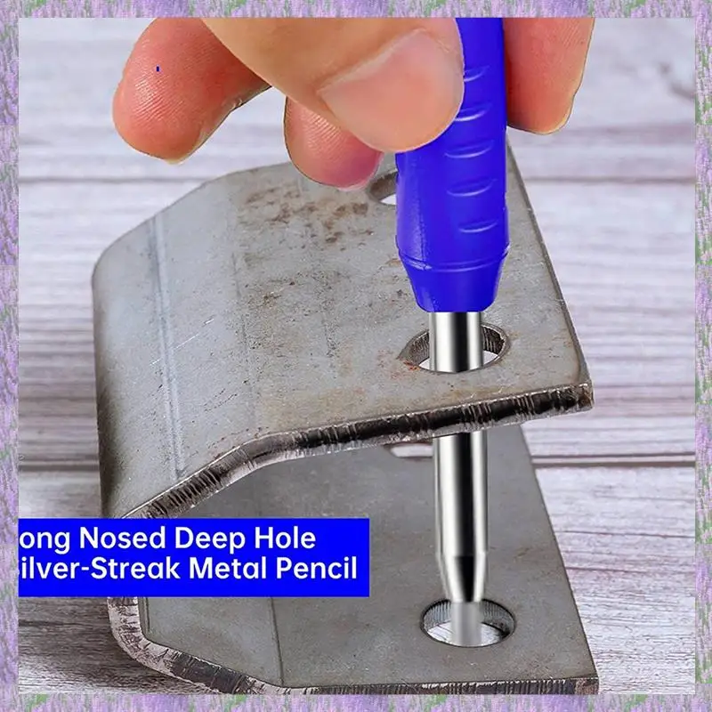 

A63K-2X Long Nosed Streak Welders Pencil With 14PCS 2.8Mm Refills Built-In Sharpener