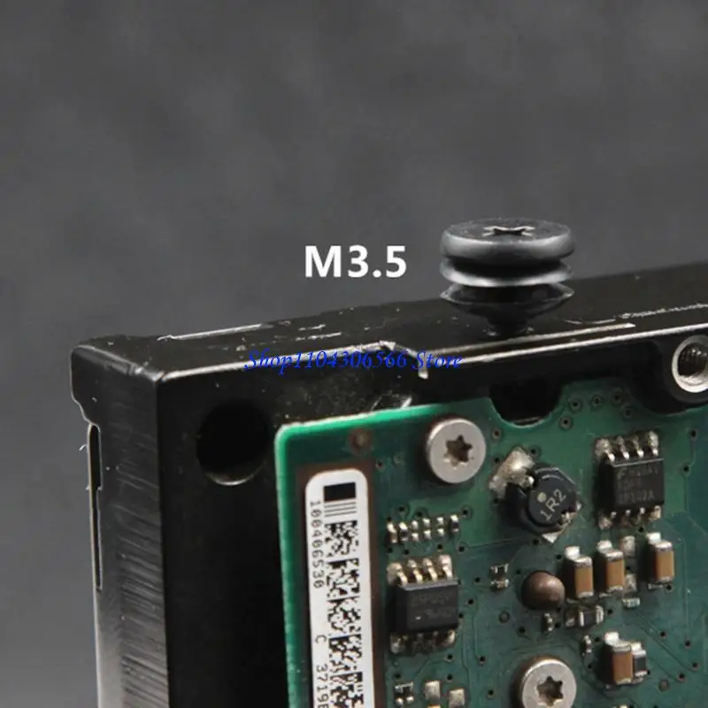 02DD 20pcs Computer for Case Shockproof Screws+Shock Absorption 3.5‘’or 2.5‘’ HDD Sho